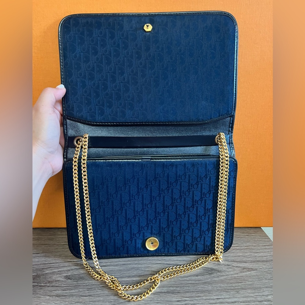 Dior trotter Double Chain Shoulder Bag - Picture 5 of 7